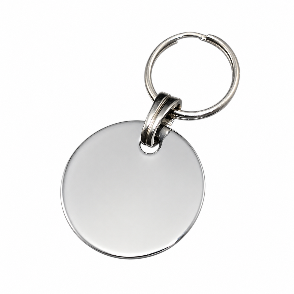 22mm Chrome or Brass Disc Pet Tag