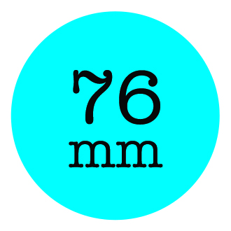 Custom Paper Stickers 76mm Round