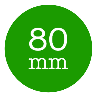 Custom Paper Stickers 80mm Round