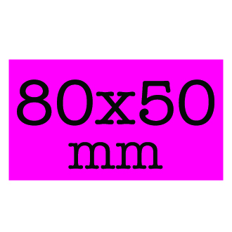 Custom Paper Stickers 80x50mm