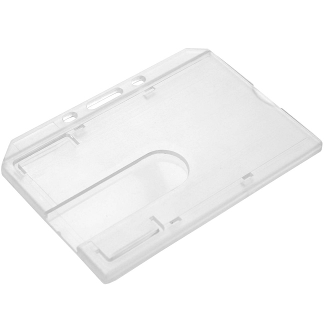 Enclosed Rigid ID Card Holder - Landscape
