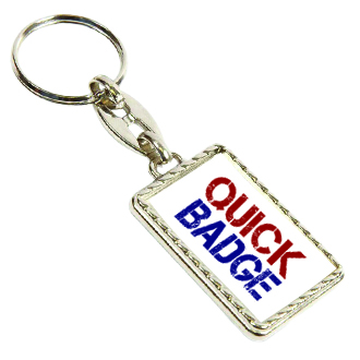 Silver Plated Keyring QBMG-40D