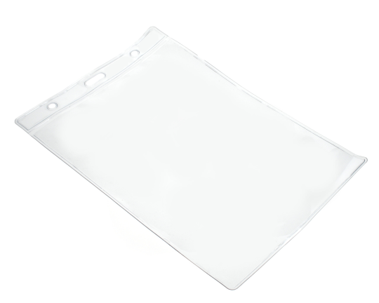 Vinyl A6 Clear Card Holder 107 x 156mm Portrait UK