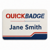 Custom Plastic Name Badge 76mm x 50mm