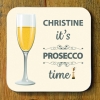 Prosecco Time Personalised Coaster