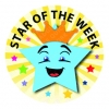 Star of the Week Stickers 35mm Round