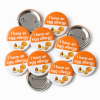 Egg Allergy Button Pin Badge